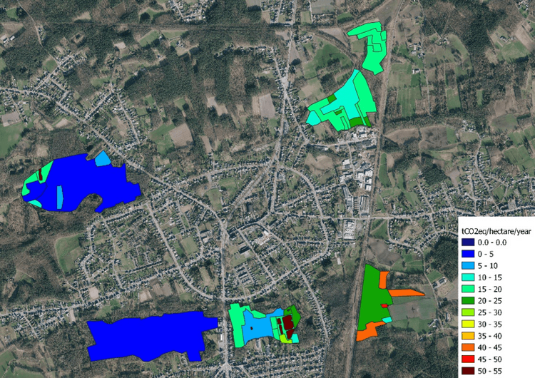 GEST: Broeikasgasemissie Locatietype